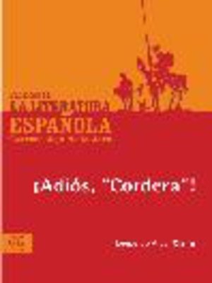 cover image of ¡Adiós, "Cordera" !